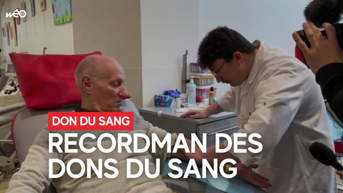 Le dernier don de Beaudoin, recordman du don du sang